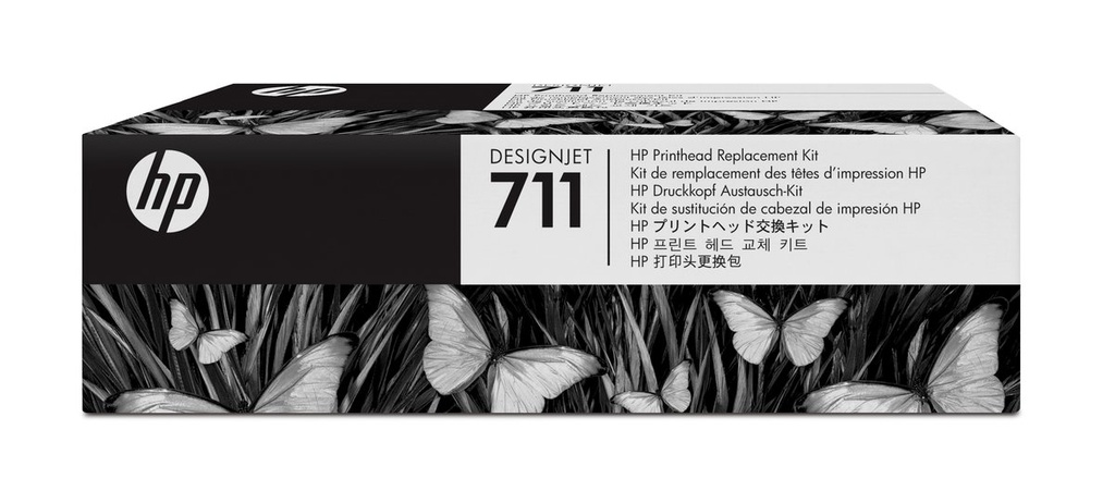 Cabezal de Impresión HP 711 C1Q10A