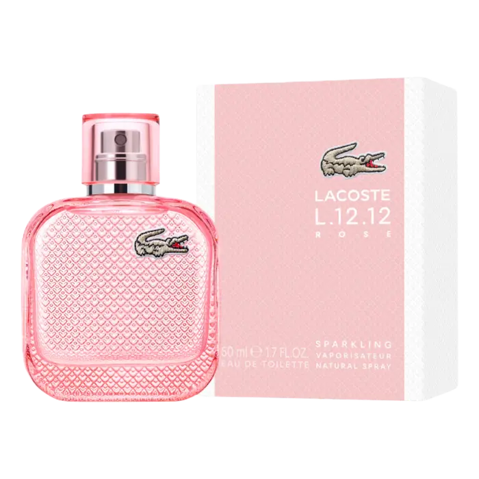 Perfume Lacoste L12.12 Rose Sparkling EDT 90ml Mujer