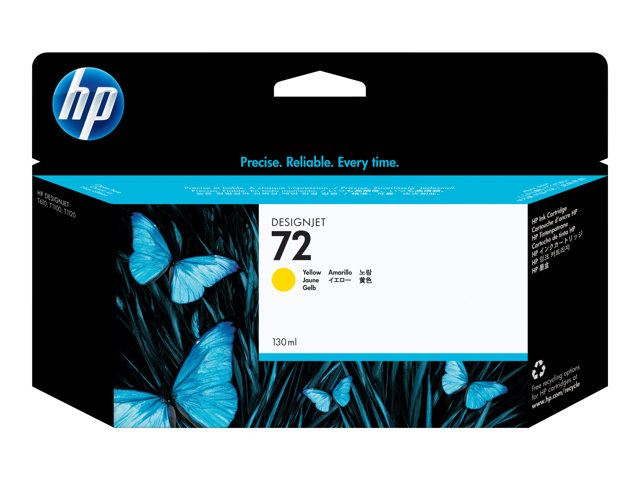Cartucho de Tinta HP- 72 - 130 ml - amarillo