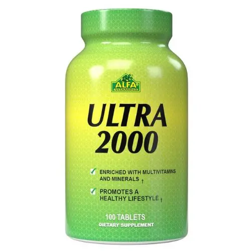 Suplemento Multivitamínico Alfa Vitamins Ultra 2000 100 Tabletas 38-A