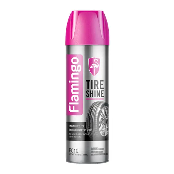 Spray Abrillantador de Neumáticos Flamingo F010