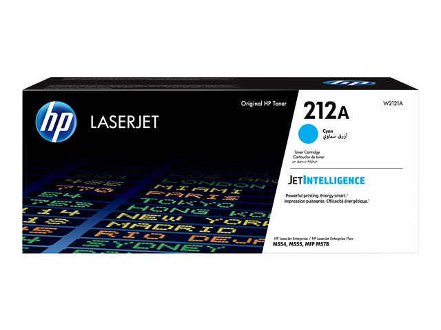 Cartucho de Tóner Cian HP LaserJet 212A W2121A