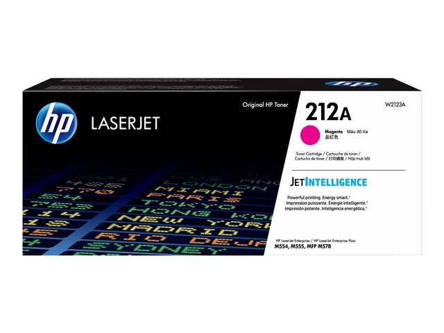 Cartucho de Tóner Magenta HP LaserJet 212A W2123A
