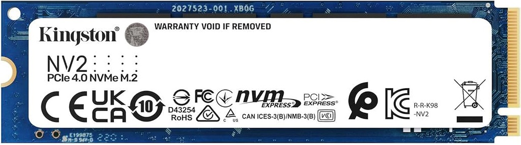Disco Duro Interno SSD Kingston NV2 M.2 1TB SNV2S/1000G