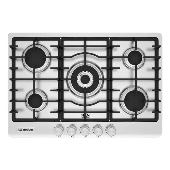 Parrilla a Gas LP Mabe 30″ 5 Quemadores Empotrable Inoxidable IO75TI0