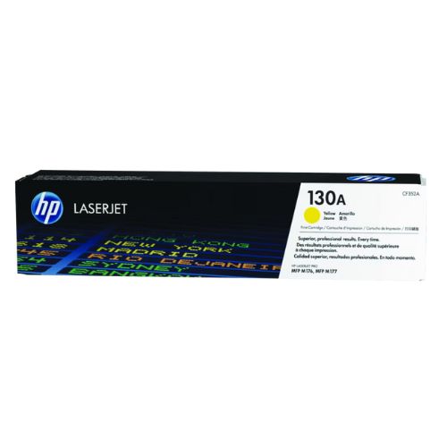 Cartucho de Tóner HP Amarillo 1,000pgs 130A CF352A