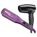 Remington combo secador y alisador ceramica mas iones wet S8001-D5000-F