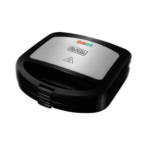 Sandwichera Black & Decker Panini Superficie Antiadherente Negra PAN24535