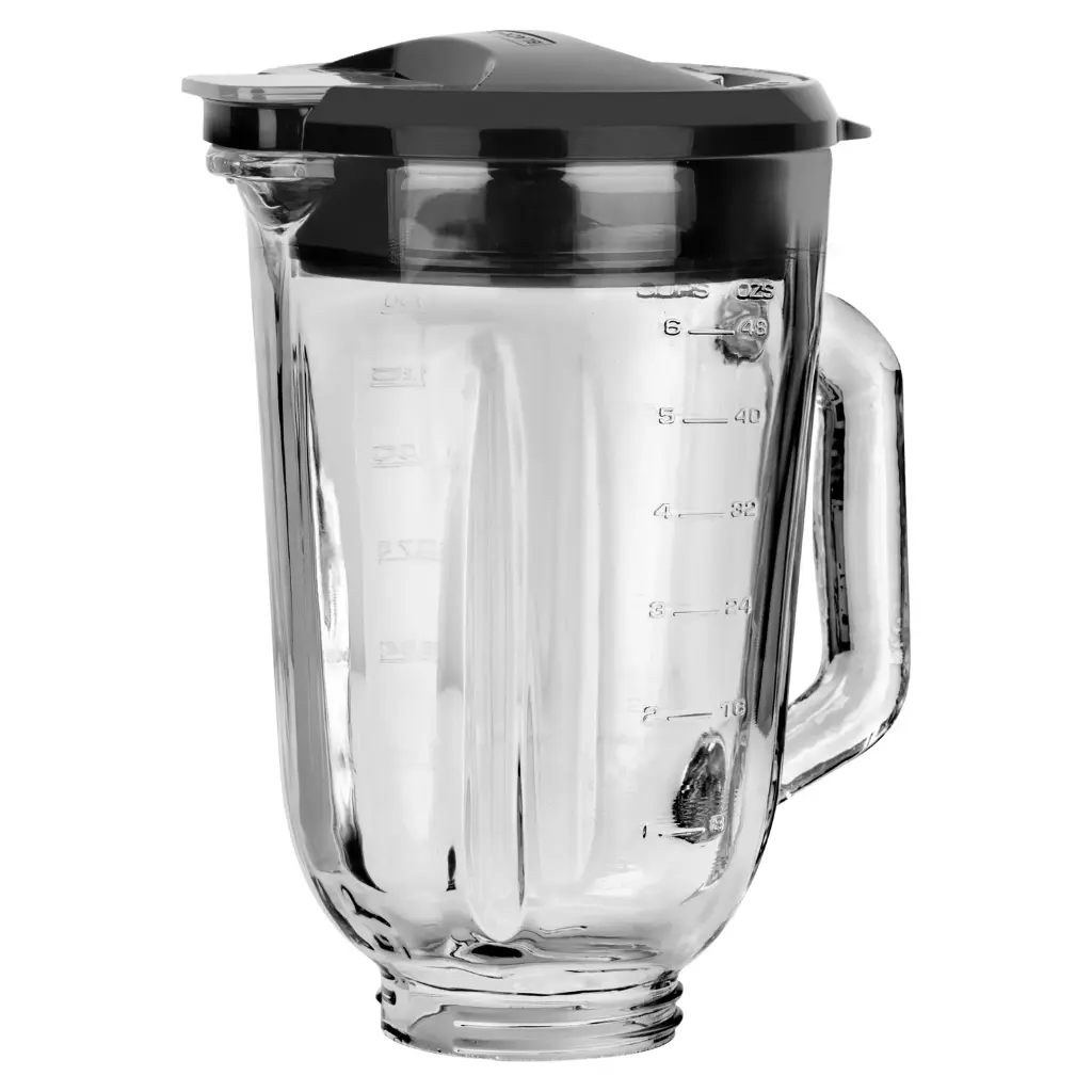 Black + Decker Repuesto jarra vidrio licuadora Tricuadora, Cyclone, Pulverix, Fusion Blade, silenciosa BL1650-04LA