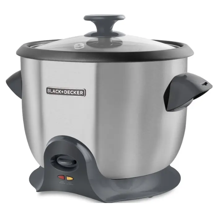 Olla Arrocera Black & Decker 10TZ Delux Acero Inoxidable