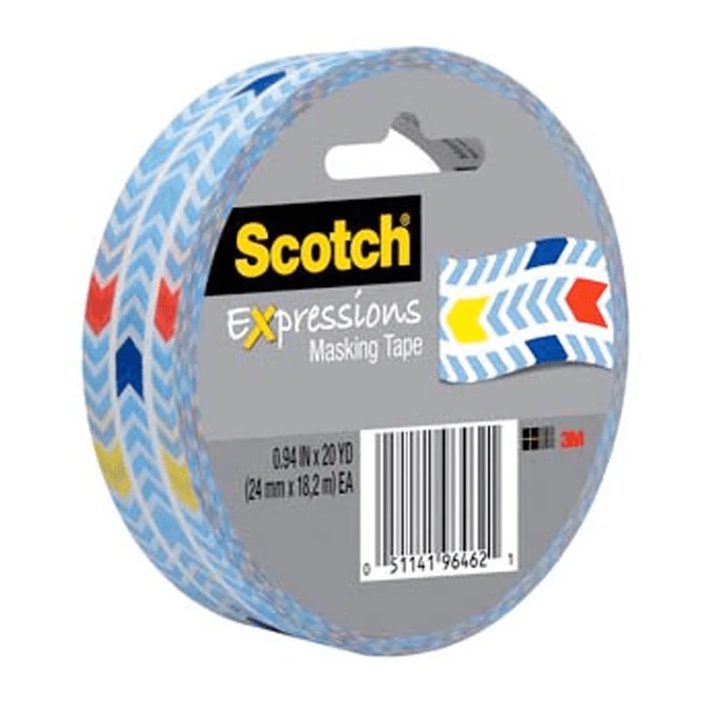 3M masking expressions  flechas colores 24mm x 18,8m 70005190429