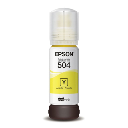 Botella de Tinta Epson T504 Amarillo T504420-AL