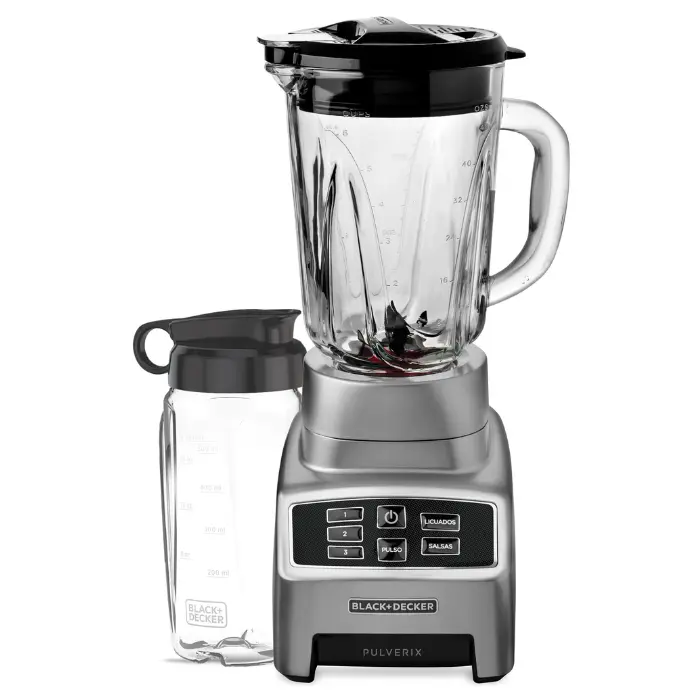 Licuadora Pulverix Digital Black & Decker Con Vaso Personal 3 Velocidades con 6 Cuchillas 