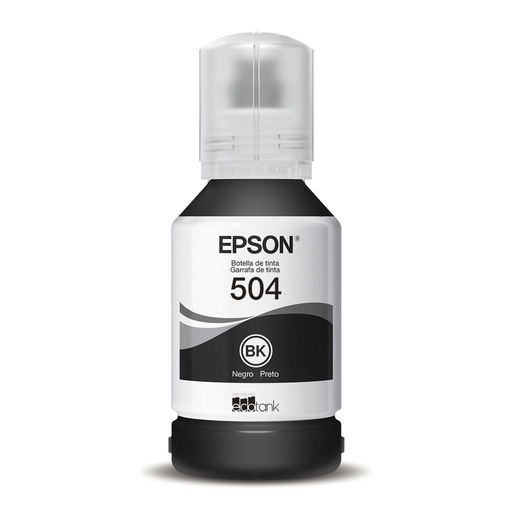 Botella de Tinta Epson T504 Negro T504120-AL