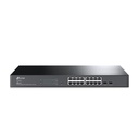 SWITCH TP LINK SG2218(UN) OMADA 16 PUERTOS GIGABIT Y 2 RANURAS SFP 10/100/1000 MBPS