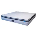 Colchón Ortopédico King Comfort Trip Premium Resortes Encapsulados Blanco SPACE-KING