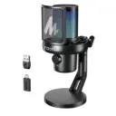 MICROFONO RGB MAONO DM40S PRO INALAMBRICO CON RECEPTOR USB-C Y USB-A