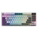 TECLADO GAMING RGB MSI FORGE GK600 TKL W SKY US MECANICO INALAMBRICO (BLUETOOTH / 2.4GHZ) INGLES S11-43CEP01-HH9