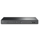 SWITCH TP LINK SG3210XHP-M2(UN) 8 PUERTOS 2.5 GBPS 1 PUERTO RJ45 1 PUERTO MICRO USB Y 2 RANURAS SFP+ 100/1000/2500 MBPS ADMINSIT