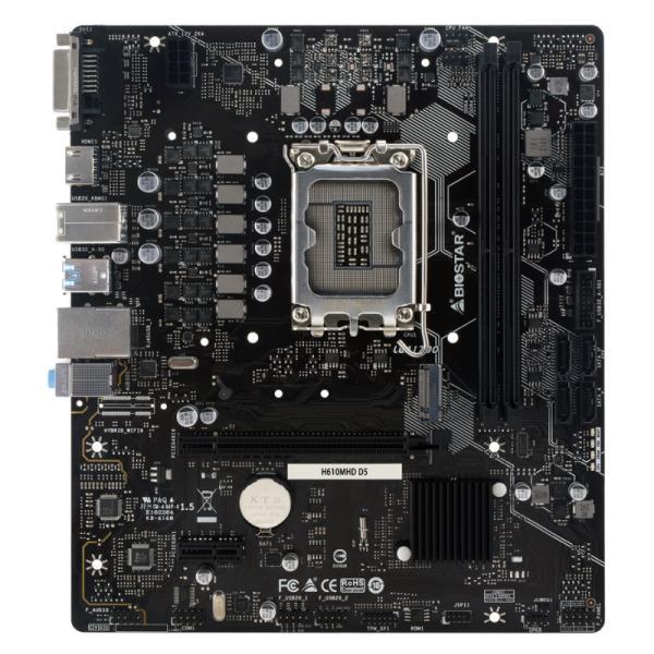 TARJETA MADRE BIOSTAR H610MHD D5 LGA1700 MICRO ATX DDR5