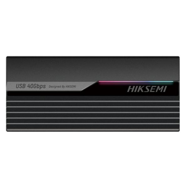 ENCAPSULADOR HIKSEMI HS-HUB-MDS4 GREY M.2 NVME Y M.2 SATA USB-C 40GBPS RGB