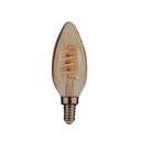 BOMBILLO LED FILAMENTO ESPIRAL 3.5W127VE12