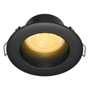 Lámpara Empotrable Downlight LED 4 W, Luz Cálida Brillante, No atenuable, Multivoltaje