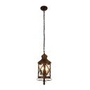 FAROL COLGANTE PEQUEÑO ALUMINIO, BRONCE ANTIGUO E26
