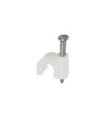 GRAPA CON CLAVO 100 UNDS PARA CONCRETO CIRCULAR BLANCO