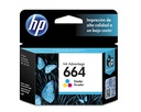 Cartucho de Tinta Tricolor HP 664 F6V28AL