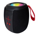 PARLANTE PORTATIL RECARGABLE CON LUZ 5W BT/FM/USB/AUX/TF-CARD 2HRS NEGRO BC-AU-BS-225-BK BICONIC BC-AU-BS-225-BK