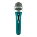 STUDIO Z DM-212 MICRÓFONO DE MANO CON CABLE XLR DINÁMICO CARDIOIDE AZUL DM-212BLU