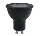 Foco GU10 LED 6W, Luz Ámbar, Base GU10, IP20, No atenuable