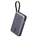 POWER BANK UGREEN PB551 20000MAH USB-C / USB-A CABLE INTEGRADO CARGA RÁPIDA 145W 55992B