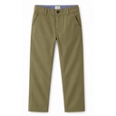 Pantalón de algodón para niño color verde oliva