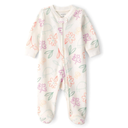 Pijama 1 pieza estampada con cierre doble vía para bebé