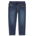 Jeans de mezclilla con cintura elástica para niño