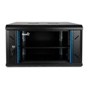 GABINETE DE RED 6U NOVA ACERO/PANEL SPCC CN06U11H001C