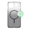 Funda ITSKINS Supreme R Ombre para iPhone 14 / 13, compatible MagSafe, Gris humo degradado