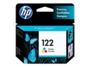 Cartucho HP 122 - 1.5 ml - amarillo, cián, magenta
