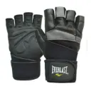 Guante de Pesas Everlast Arrow Negro con Gris Talla M EVWG7H642-M