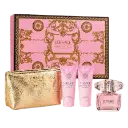 Estuche de Perfume Versace Bright Crystal Set de 4 Piezas